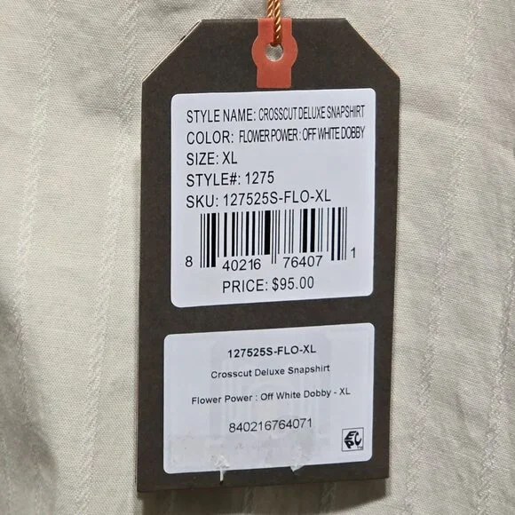 NWT Howler Brothers Flower Power Crosscut Deluxe SS (XL) - Picture 6 of 6